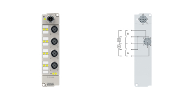 ERI1008-0002 | IO-Link-Box, 8-Kanal-Digital-Eingang, 24 V DC, 3 ms, M12, Zinkdruckguss