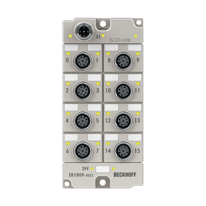 ERI1809-0022 | IO-Link box, 16-channel digital input, 24 V DC, 3 ms, M12, zinc die-cast