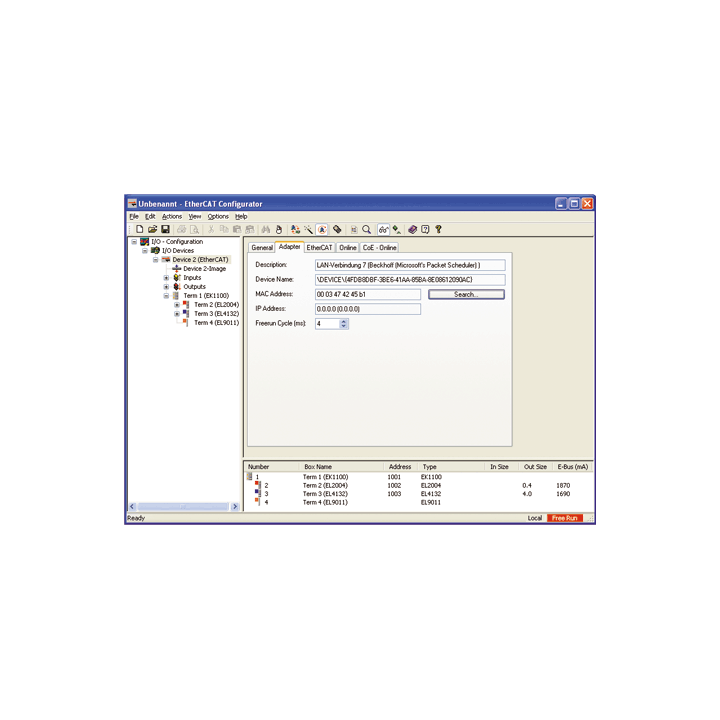 ET9000 | EtherCAT configurator