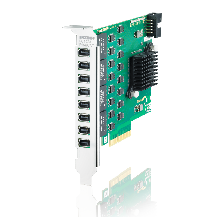FC1028 | EtherCAT master card, 16 channels, PCIe x4