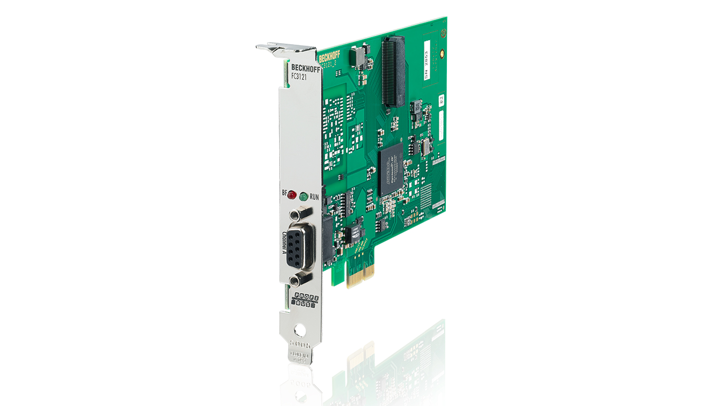 FC3121 | Infrastructure, 1-channel fieldbus card, PROFIBUS, master/slave, PCI express, D-sub