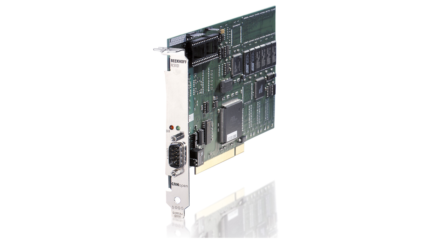 FC5101 | Infrastructure, 1-channel fieldbus card, CANopen, master/slave, PCI, D-sub