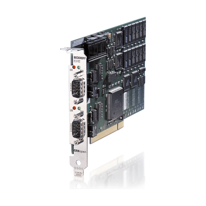 FC5102 | Infrastructure, 2-channel fieldbus card, CANopen, master/slave, PCI, D-sub