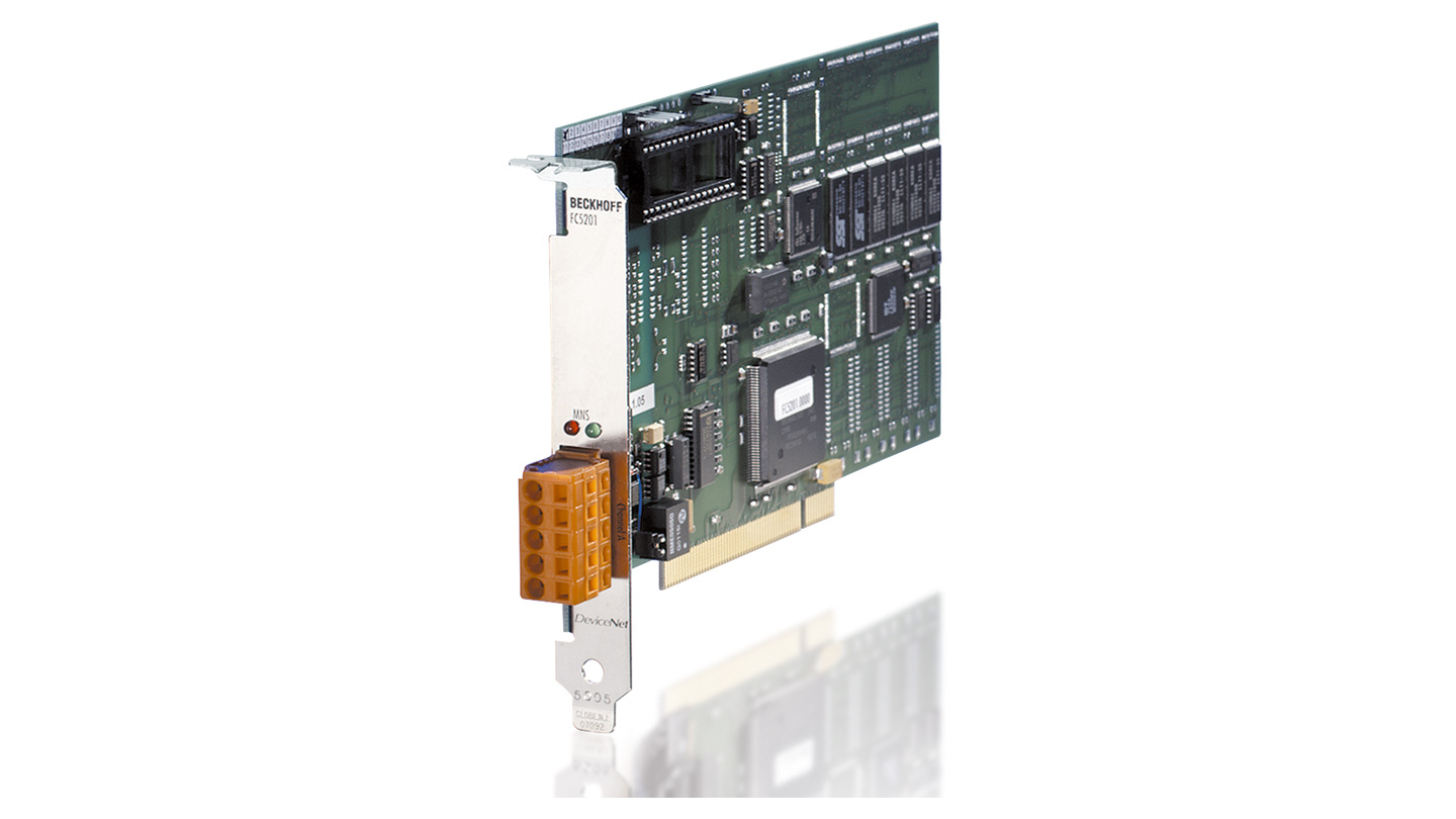 FC5201 | Infrastructure, 1-channel fieldbus card, DeviceNet, master, PCI, open style connector