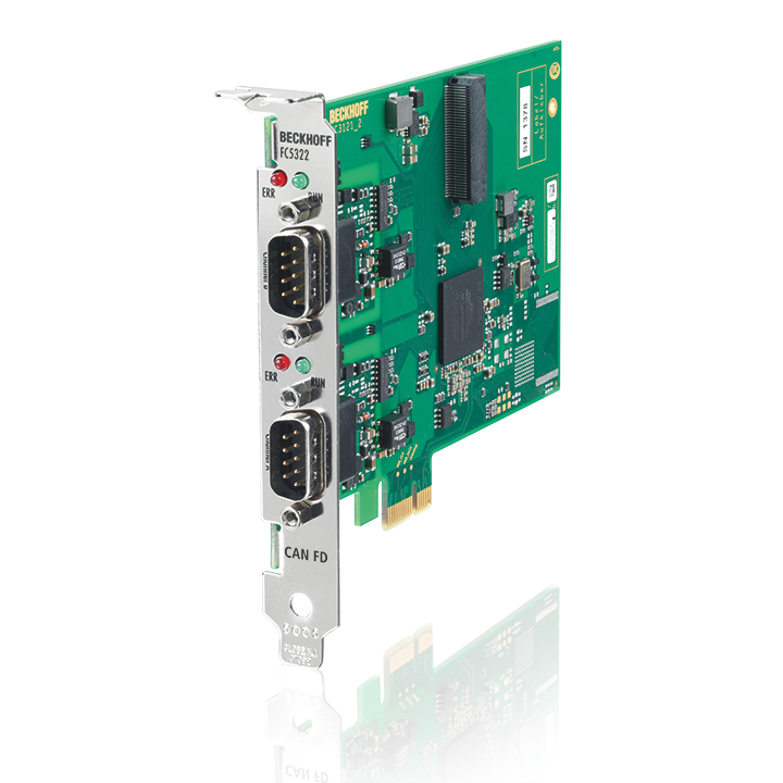 FC5322 | CAN FD card, 2 channels, PCIe x1