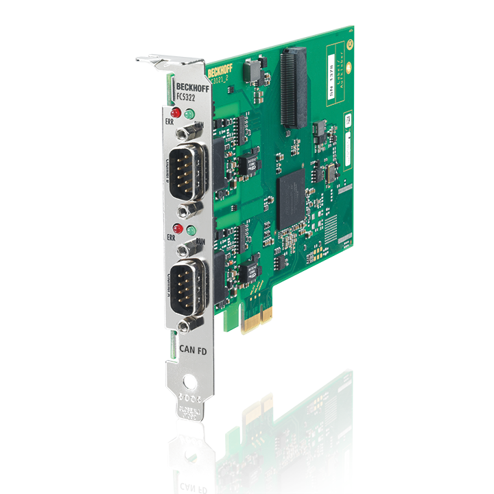 FC5322 | CAN-FD-Einsteckkarte, 2 Kanäle, PCIe x1