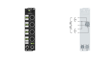 IE2002 | Extension Box, 8-channel digital output, 24 V DC, 0.5 A, M12