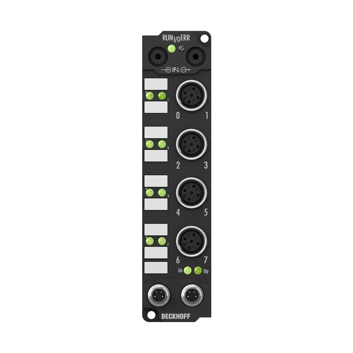 IE2042 | Extension Box, 8-channel digital output, 24 V DC, 2 A (∑ 12 A), M12