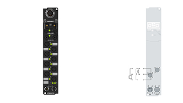 IL2300-B310 | Coupler Box, 4-channel digital input + 4-channel digital output, PROFIBUS, 24 V DC, 3 ms, 0.5 A, Ø8