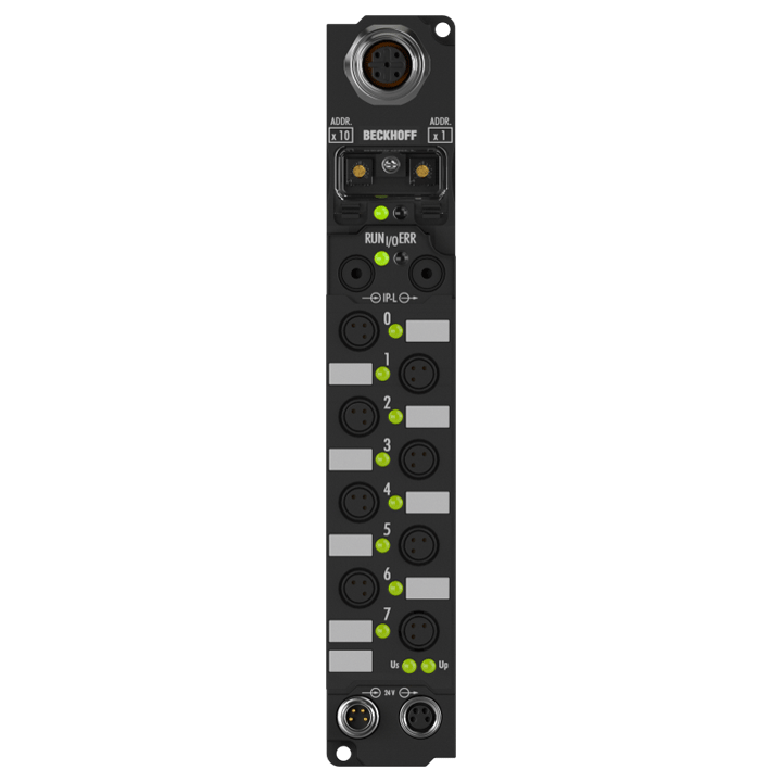 IL2300-B730 | Koppler Box, 4-Kanal-Digital-Eingang + 4-Kanal-Digital-Ausgang, Modbus, 24 V DC, 3 ms, 0,5 A, Ø8