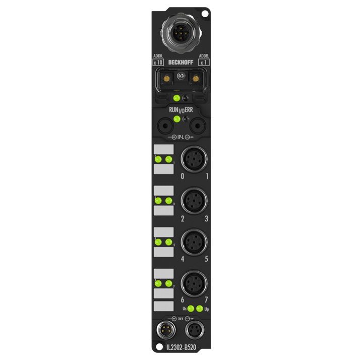 IL2302-B520 | Coupler Box, 4-channel digital input + 4-channel