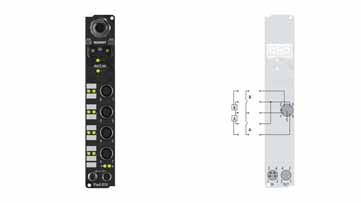 IP1002-B510 | Fieldbus Box, 8-channel digital input, CANopen, 24 V DC, 3 ms, M12