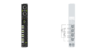 IP1502-B310 | Feldbus Box, 2-Kanal-Digital-Eingang, PROFIBUS, Zähler, 24 V DC, 100 kHz, M12