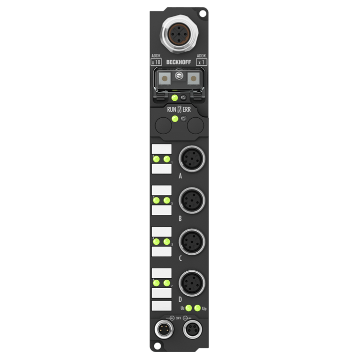 IP1502-B200 | Fieldbus Box, 2-channel digital input, Lightbus, counter, 24 V DC, 100 kHz, M12