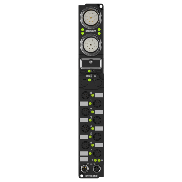 IP2020-B400 | Fieldbus Box, 8-channel digital output, Interbus, 24 V DC, 2 A, Ø8