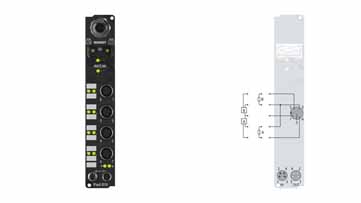 IP2022-B510 | Fieldbus Box, 8-channel digital output, CANopen, 24 V DC, 2 A, M12