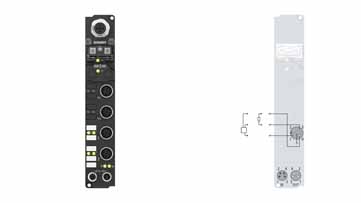 IP2512-B310 | Fieldbus Box, 2-channel PWM output, PROFIBUS, 24 V DC, 2.5 A, M12
