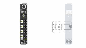 IP3112-B310 | Fieldbus Box, 4-channel analog input, PROFIBUS, current, 0/4…20 mA, 16 bit, differential, M12