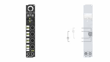 IP3312-B310 | Fieldbus Box, 4-channel analog input, PROFIBUS, temperature, thermocouple, M12