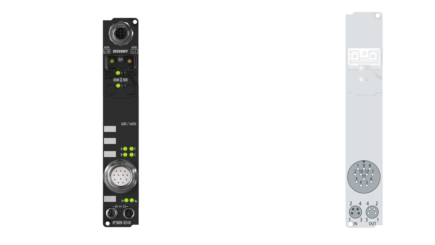 IP5009-B510 | Feldbus Box, 1-Kanal-Encoder-Interface, CANopen, SSI, M23