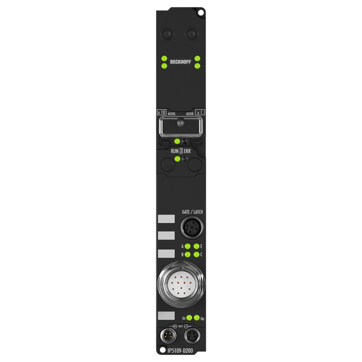 IP5109-B200 | Fieldbus Box, 1-channel encoder interface, Lightbus, incremental, 5 V DC (DIFF RS422, TTL), 1 MHz, M23