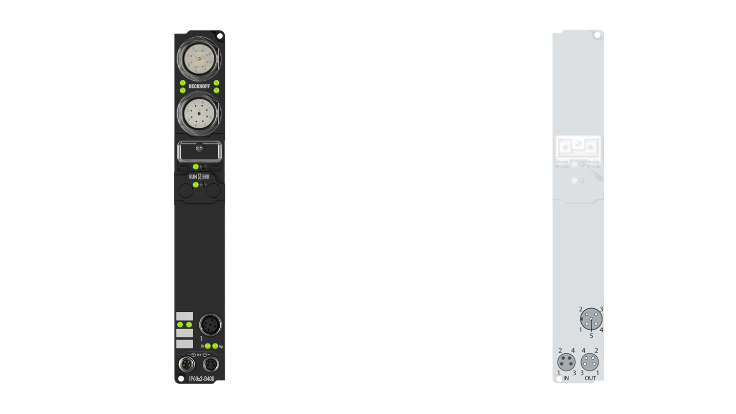 IP6002-B400 | Feldbus Box, 2-Kanal-Kommunikations-Interface, Interbus, seriell, RS232, M12
