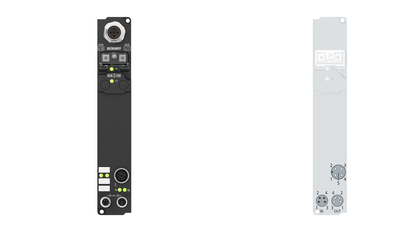 IP6022-B730 | Feldbus Box, 2-Kanal-Kommunikations-Interface, Modbus, seriell, RS422/RS485, M12