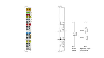 KL1362 | Busklemme, 2-Kanal-Digital-Eingang, Einbruchmeldung, 24 V DC, 3 ms
