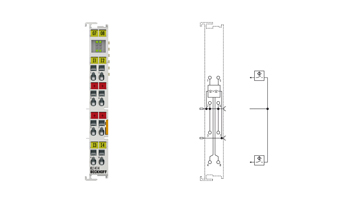 KL1414 | Busklemme, 4-Kanal-Digital-Eingang, 24 V DC, 0,2 ms, 2-Leiteranschluss