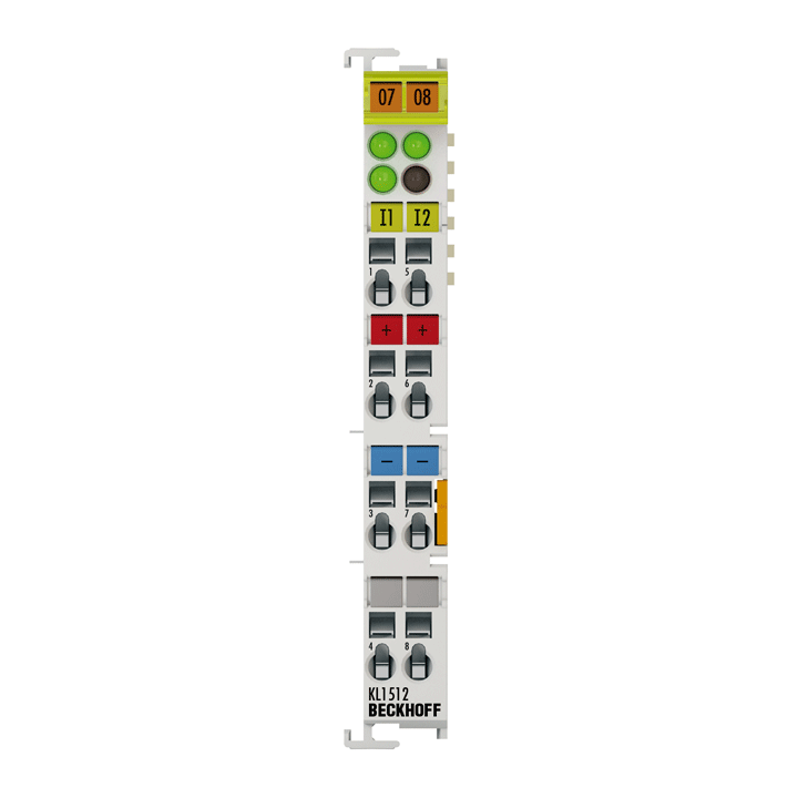 KL1512 | Bus Terminal, 2-channel digital input, counter, 24 V DC, 1 kHz