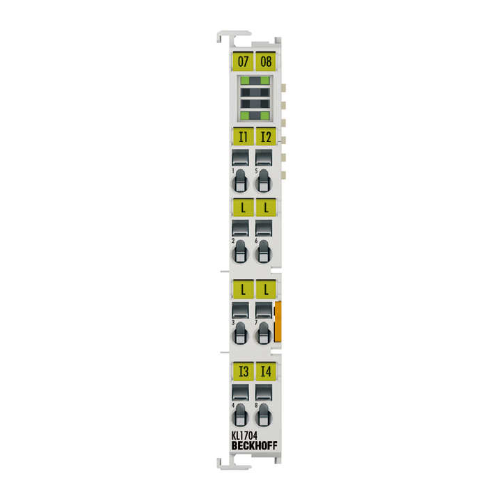 KL1704 | Busklemme, 4-Kanal-Digital-Eingang, 120…230 V AC, 10 ms