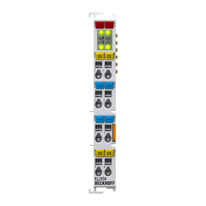 KL2434 | Bus Terminal, 4-channel digital output, 24 V DC, 2 A