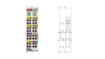 KL2542 | Busklemme, 2-Kanal-Motion-Interface, DC-Motor, 48 V DC, 3,5 A
