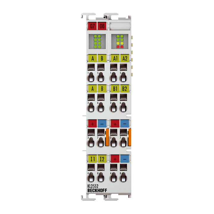 KL2552 | Busklemme, 2-Kanal-Motion-Interface, DC-Motor, 48 V DC, 5 A