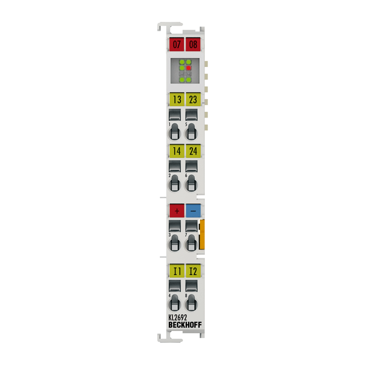 KL2692 | Bus Terminal, 2-channel relay output, cycle monitoring, 30 V DC, 3 A