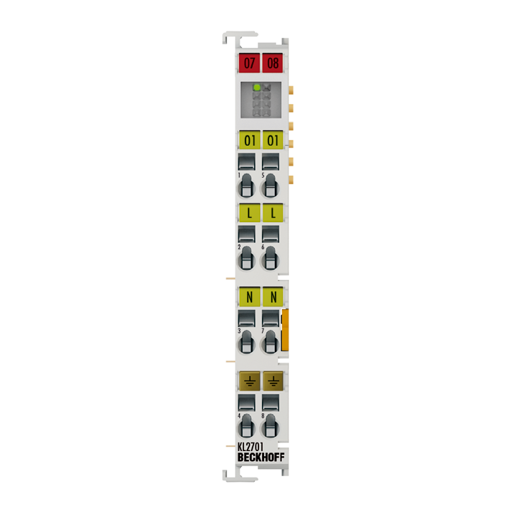 KL2701 | Bus Terminal, 1-channel solid-state relay output, 0…230 V AC/DC, 3 A