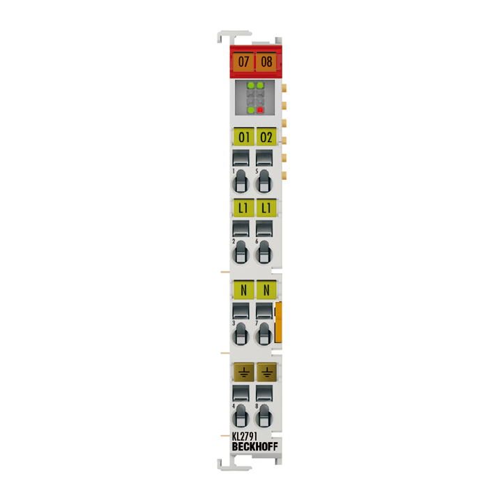 KL2791 | Bus Terminal, 1-channel motion interface, AC motor, 230 V AC, 0.9 A