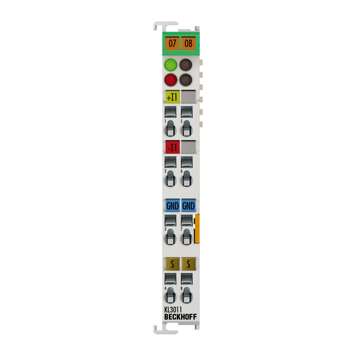 KL3011 | Busklemme, 1-Kanal-Analog-Eingang, Strom, 0…20 mA, 12 Bit, differentiell