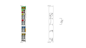 KL3011 | Busklemme, 1-Kanal-Analog-Eingang, Strom, 0…20 mA, 12 Bit, differentiell