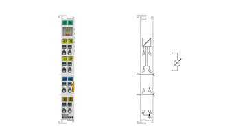 KL3142 | Busklemme, 2-Kanal-Analog-Eingang, Strom, 0…20 mA, 16 Bit, differentiell, hochpräzise
