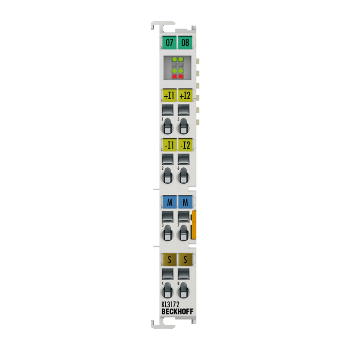 KL3172 | Bus Terminal, 2-channel analog input, voltage, 0…2 V, 16 bit, differential, high-precision