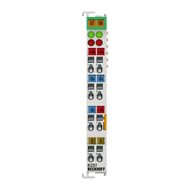 KL3351 | Bus Terminal, 1-channel analog input, measuring bridge, full bridge, 16 bit