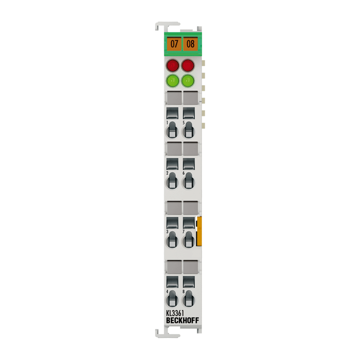 KL3361 | Busklemme, 1-Kanal-Analog-Eingang, Spannung, ±20 mV, 15 Bit, Oszilloskopfunktion