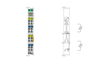 KL3404 | Bus Terminal, 4-channel analog input, voltage, ±10 V, 12 bit, single-ended