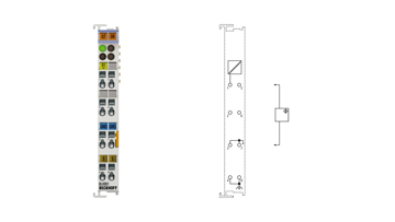 KL4001 | Busklemme, 1-Kanal-Analog-Ausgang, Spannung, 0…10 V, 12 Bit, differentiell
