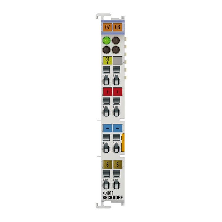 KL4011 | Bus Terminal, 1-channel analog output, current, 0…20 mA, 12 bit, single-ended