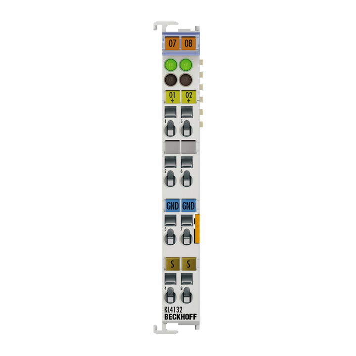 KL4132 | Bus Terminal, 2-channel analog output, voltage, ±10 V, 16 bit, differential