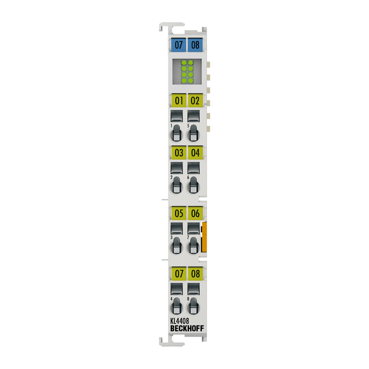 KL4408 | Bus Terminal, 8-channel analog output, voltage, 0…10 V