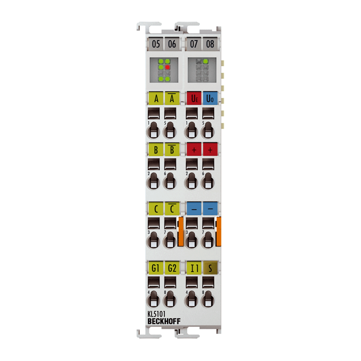 KL5101 | Busklemme, 1-Kanal-Encoder-Interface, inkremental, 5 V DC (DIFF RS422, TTL), 1 MHz