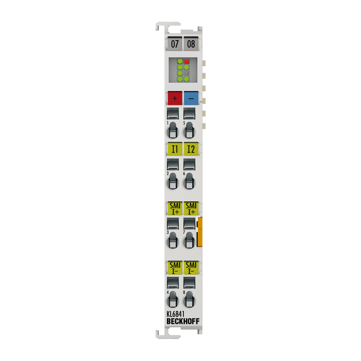 KL6841 | Bus Terminal, 1-channel communication interface, SMI, master, 230 V AC